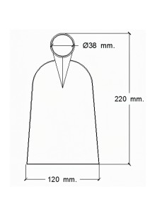 Azada Forjada Sin Mango 219 / 660 Gramos 2
