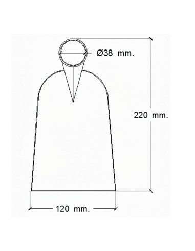 Azada Forjada Sin Mango 219 / 660 Gramos