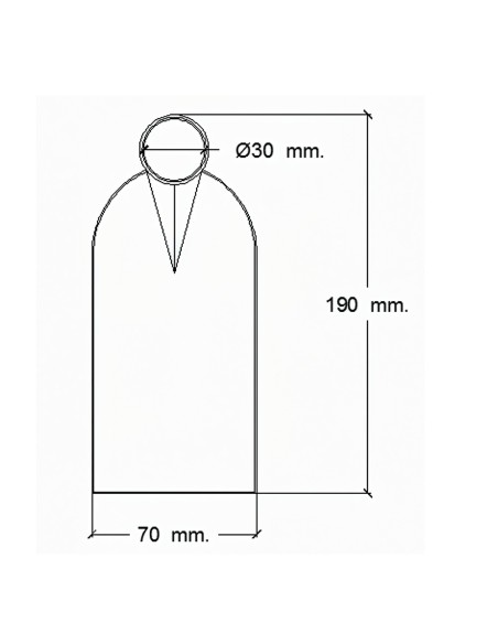 Azada Forjada Sin Mango 210/ 350 Gramos