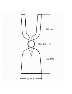 Azada Forjada Sin Mango 201/ 500 Gramos 2