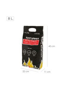 Bolsa Carbon Vegetal 8 Litros 2