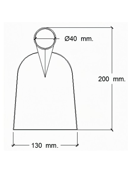 Azada Forjada Sin Mango 36/ 750 Gramos