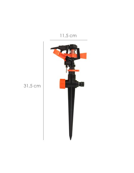 Aspersor plástico sectorial con pincho