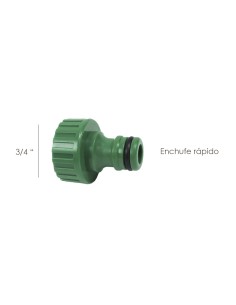 Adaptador Manguera Plastico 3/4 hembra Blister 2