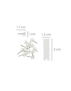 Cuelga Cuadros Redondo Pequeño (Blister 12 unidades) Clavar 2