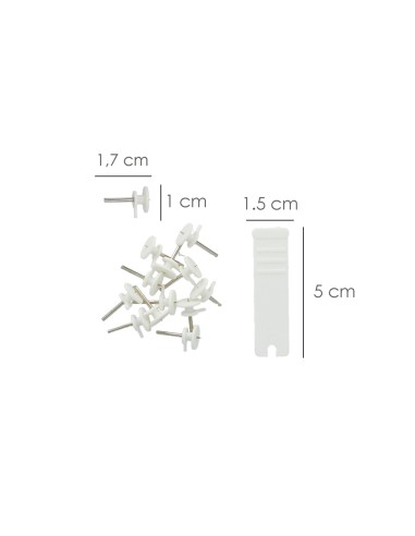 Cuelga Cuadros Redondo Pequeño (Blister 12 unidades) Clavar