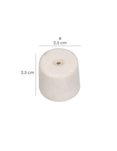 Tope Puerta Wolfpack Atornillar Blanco