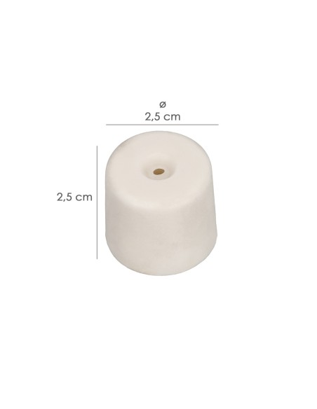 Tope Puerta Wolfpack Atornillar Blanco