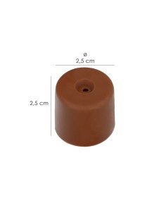 Tope Puerta Wolfpack Atornillar Marron 2