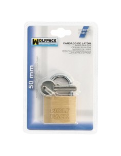 Candado Laton Arco Normal 50 mm. 2