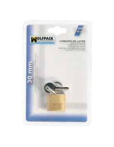 Candado Laton Arco Normal 30 mm. 2