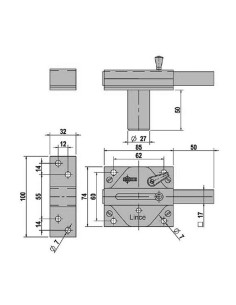 Cerrojo Lince 2930/hc Cromado 2