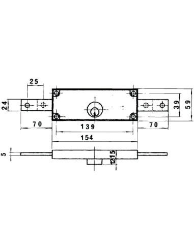 Cerradura Lince 5511 Bicromatada