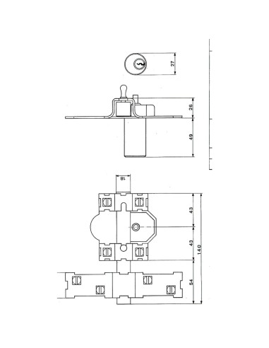 Cerrojo Fac 201-r/ 80-p