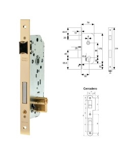 Cerradura Tesa 2030-hl/50 2