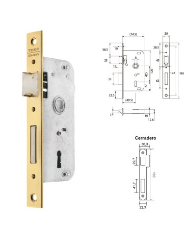 Cerradura Tesa 2002-hl/50