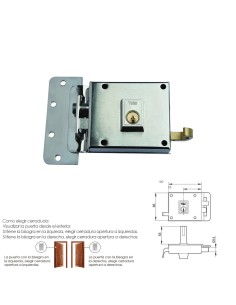 Cerradura Yale 6-10-hn/ Izquierda 2