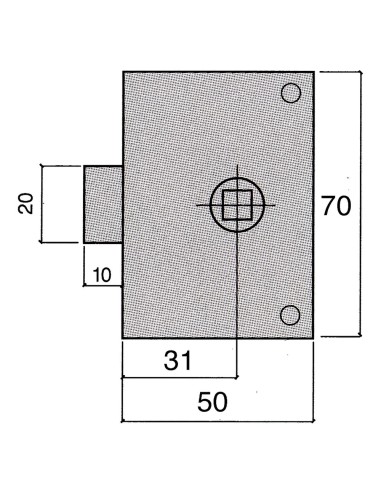 Picaporte Ucem 234-hz/50