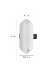 Cerradura Falleba Sin Llave 93/ Blanco 2