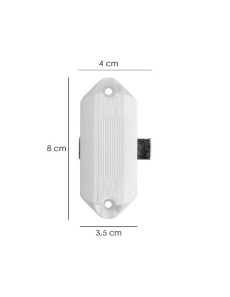 Cerradura Falleba Sin Llave 93/ Blanco