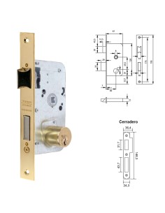 Cerradura Tesa 2010-hl/40 2