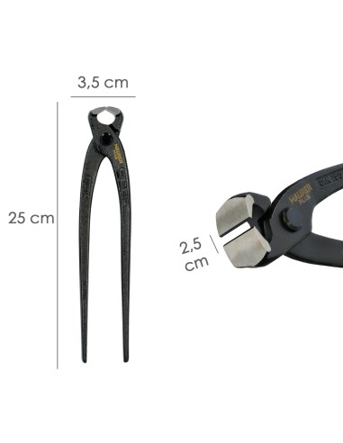 Tenazas Rusas Maurer Plus Negra 10"