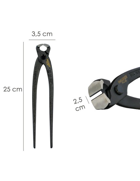 Tenazas Rusas Maurer Plus Negra 10"