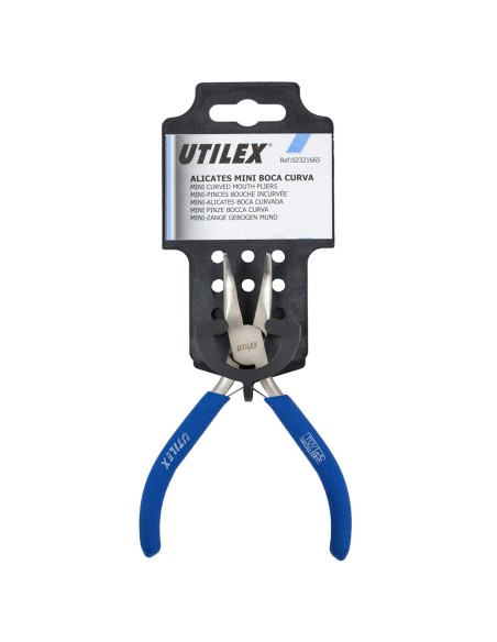 Alicates Mini Boca Curva 120 mm.