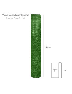 Malla Sombreo 3,0 metros Verde Rollo 100 metros 2