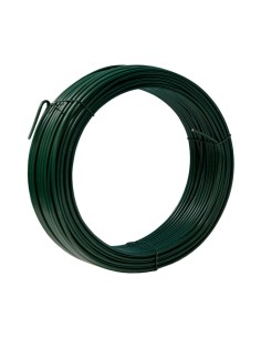 Alambre plastificado Verde Rollo 25 Kg. / Nº17 2