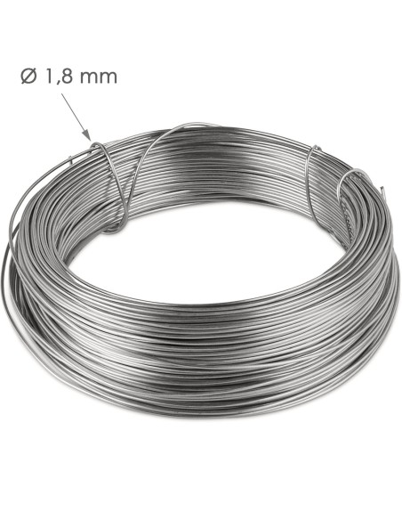 Alambre Galvanizado Rollo 25 Kg. Nº 12 - 1,8 mm.