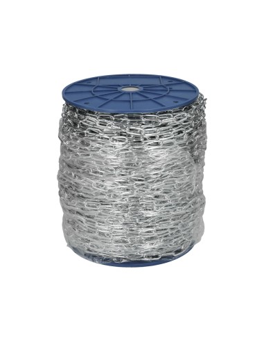 Cadena En Rollo Zincada 4 mm.(Rollo 84 metros)