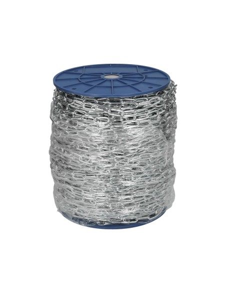 Cadena En Rollo Zincada 8 mm.(Rollo 20 metros)