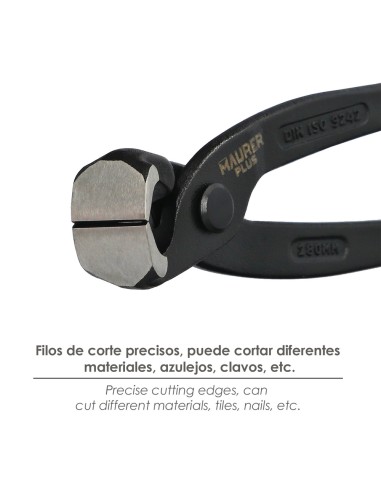 Tenazas Rusas Maurer Plus Negra 11"