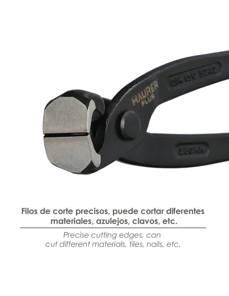 Tenazas Rusas Maurer Plus Negra 11"