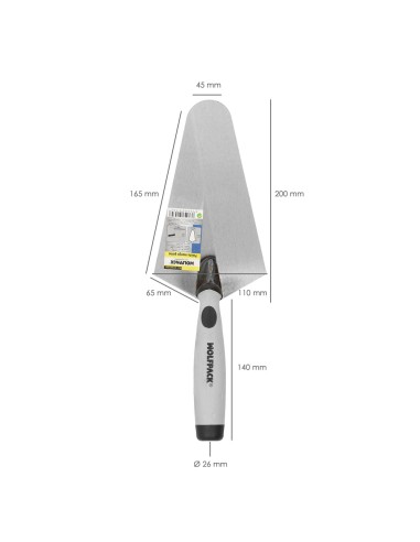 Paleta Wolfpack Plus Mango de Goma 348 200mm.