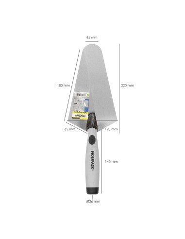Paleta Wolfpack Plus Mango de Goma 348 220 mm.