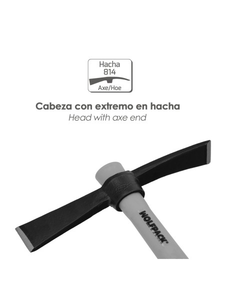 Alcotana 814 / 500 Gramos Mango Fibra Vidrio