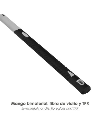 Mango Fibra Vidrio Maza Cuña 3 Kg 54x34 mm. Oval Conico