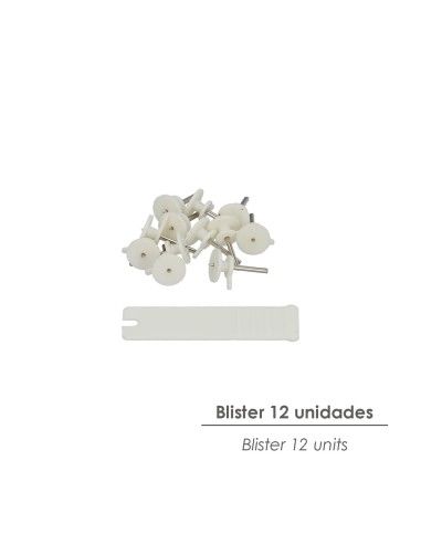 Cuelga Cuadros Redondo Pequeño (Blister 12 unidades) Clavar