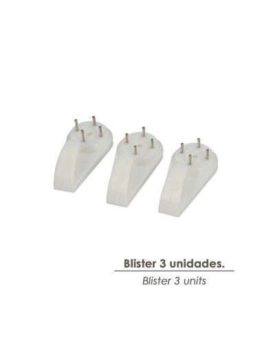Cuelga Cuadros Gancho Grande (Blister 3 unidades) Clavar
