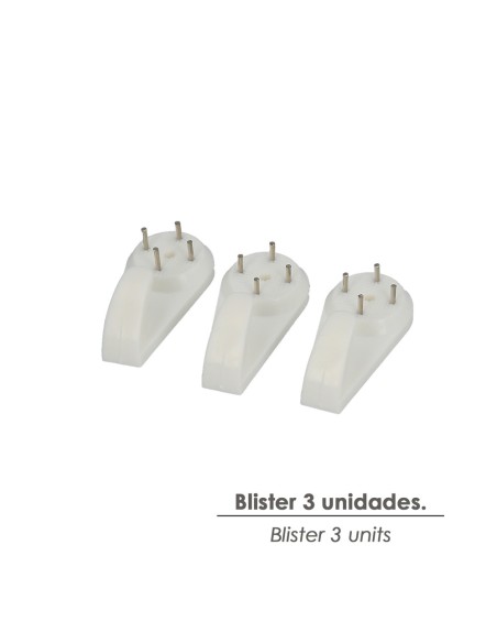Cuelga Cuadros Gancho Grande (Blister 3 unidades) Clavar