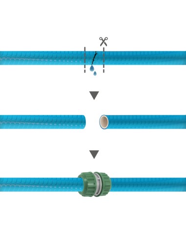 Reparador Manguera Plastico 1/2 Blister