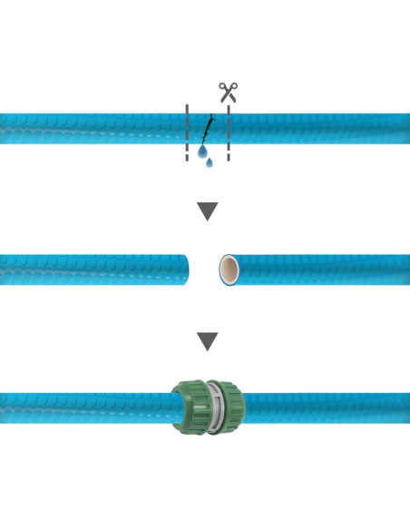Reparador Manguera Plastico 1/2 Blister
