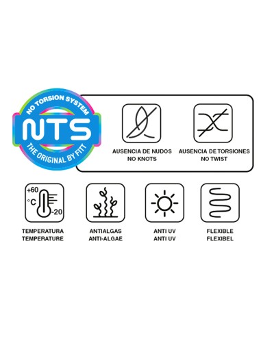 Manguera Tricotado No Torsion 19 mm. - 3/4" Rollo 50 metros