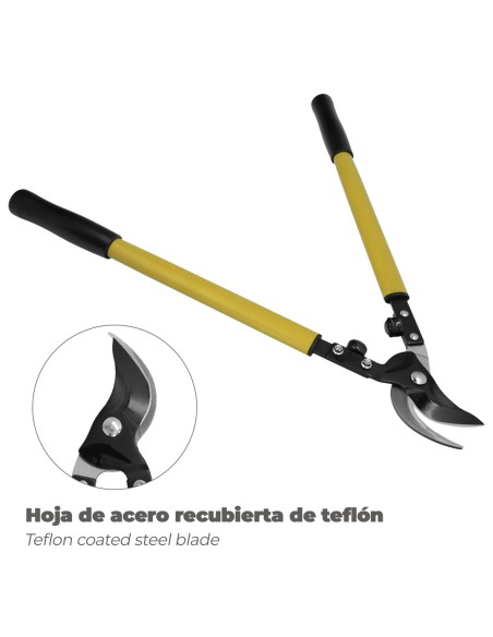 Tijeras Podar Profesional Acero 1172/60 cm. 2 Manos
