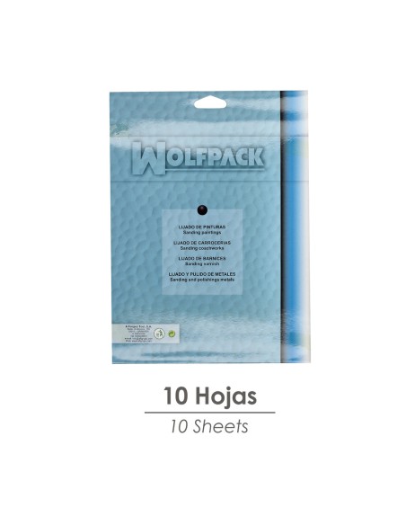 Lija Agua Grano 180 (Pack 10 Pliego)