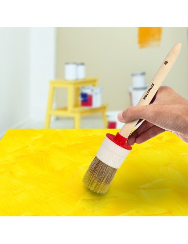 Brocha Brico Redonda Cerda Blanca Nº 4