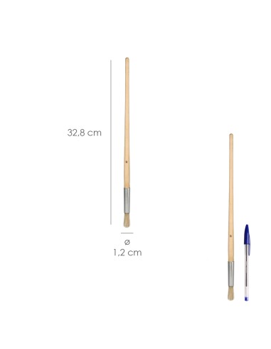 Pincel Brico Redondo Cerda Blanca Nº 10