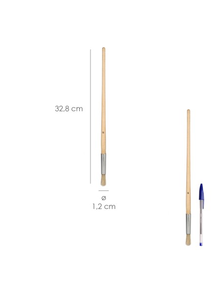 Pincel Brico Redondo Cerda Blanca Nº 10